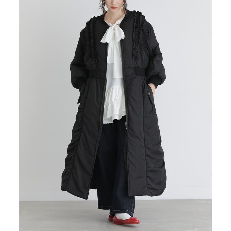 somari imaginationMA-1中綿フリルロングコート [品番：MITW0017805