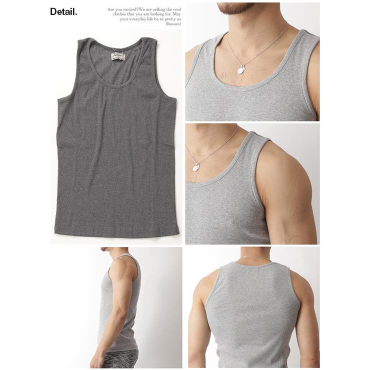 ACENDRARE グレー ノースリーブシャツ シャツ/ブラウス（グレー/灰色系