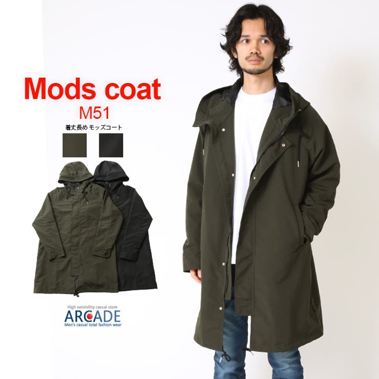 J179 M バーバリーロンドン モッズコート ブラック メンズ J179 M