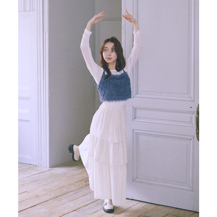 ティアードスカート[品番：EMEW0046060]｜earth music&ecology