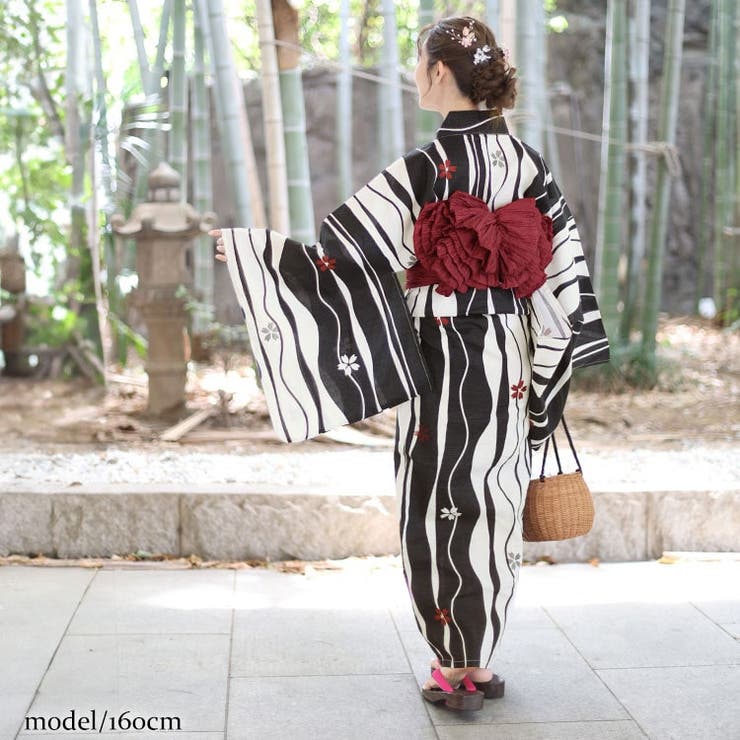 大きいサイズ レディース 浴衣[品番：GJ000021028]｜GOLDJAPAN 大きい