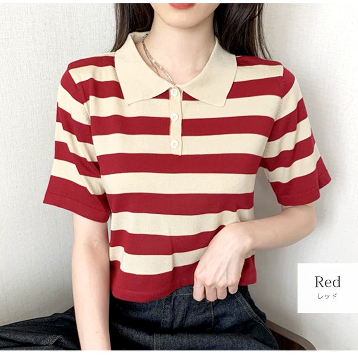 ポロシャツ 半袖 ボーダー[品番：JCSW0000958]｜JOCOSA（ジョコサ）の