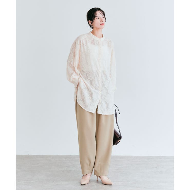 ELLIE ベージュ コクーンパンツ S ELLIE ベージュ コクーンパンツ S