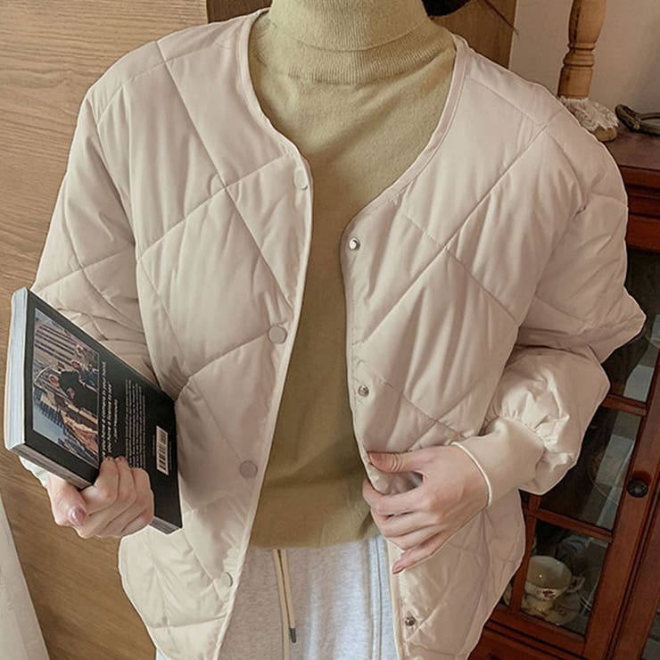 ダイヤキルティングジャケット 4サイズ アウター[品番：IK000007429