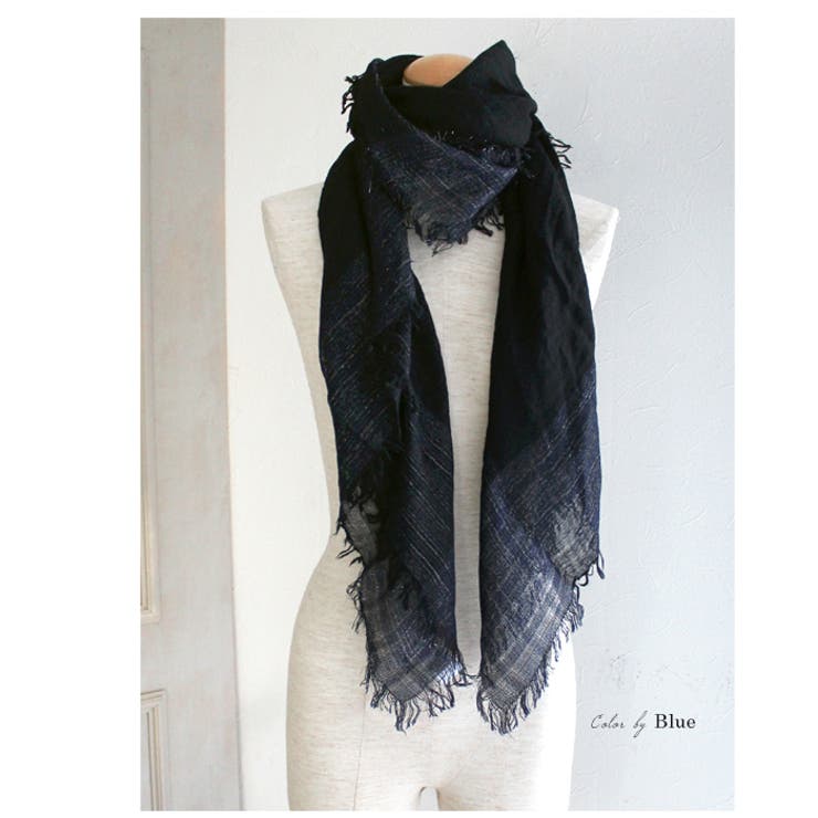 ファリエロサルティ 大判ストール シルク混 誌面柄｜ファリエロ