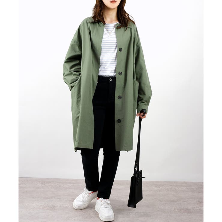 アウトレット】ミドルステンカラーコート[品番：LOSW0008965]｜CLOTHY