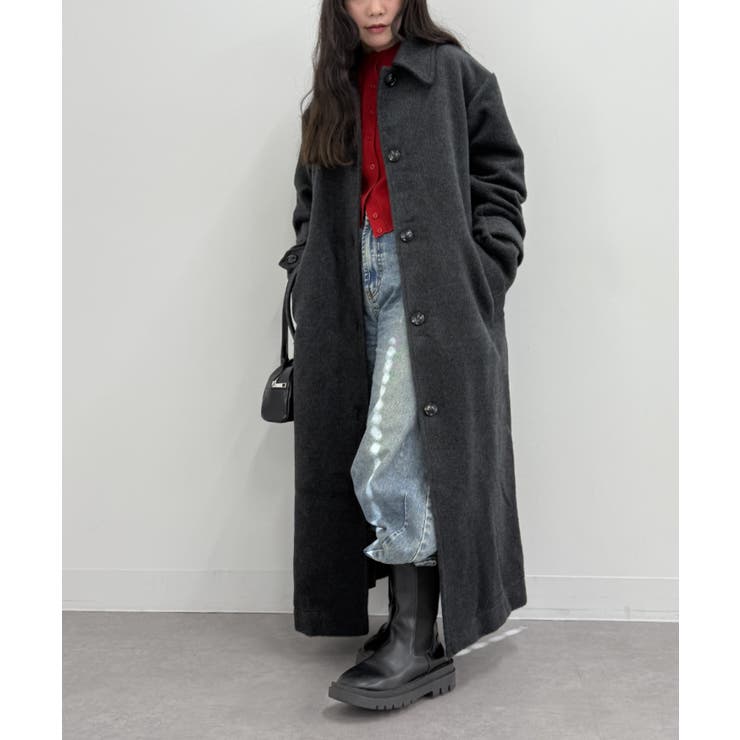 MAISON BREEZE reveur】MIXシャギーロングコート[品番：TTMW0002221