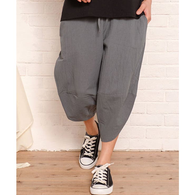 サルエルパンツ メンズ Vicci【ビッチ】綿麻サルエルパンツ[品番