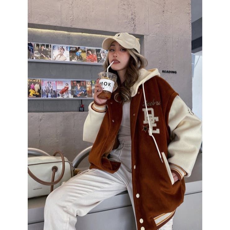 オーバーサイズ ロゴ スタジャン[品番：TOPW0000383]｜DEVICE