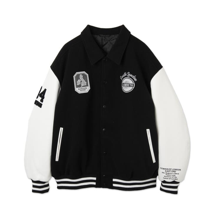 メルトンワッペンスタジャン[品番：WG010092540]｜WEGO【MEN