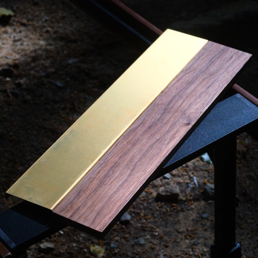 IGTテーブル天板 ハーフユニット2枚 ヘキサゴン134ウォールナット IGT