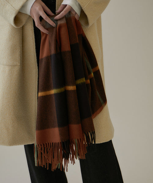 J'aDoRe限定】【Joshua Ellis（ジョシュアエリス）】カシミヤチェック