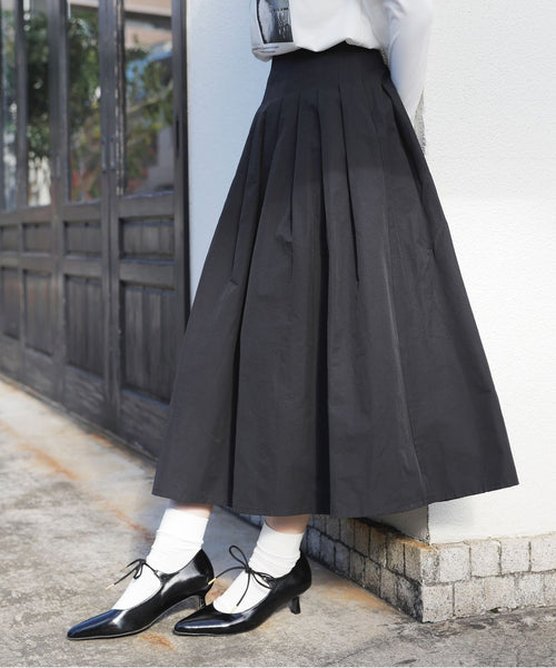 VIS(ビス) / 【洗える】タックプリーツフレアスカート (スカート