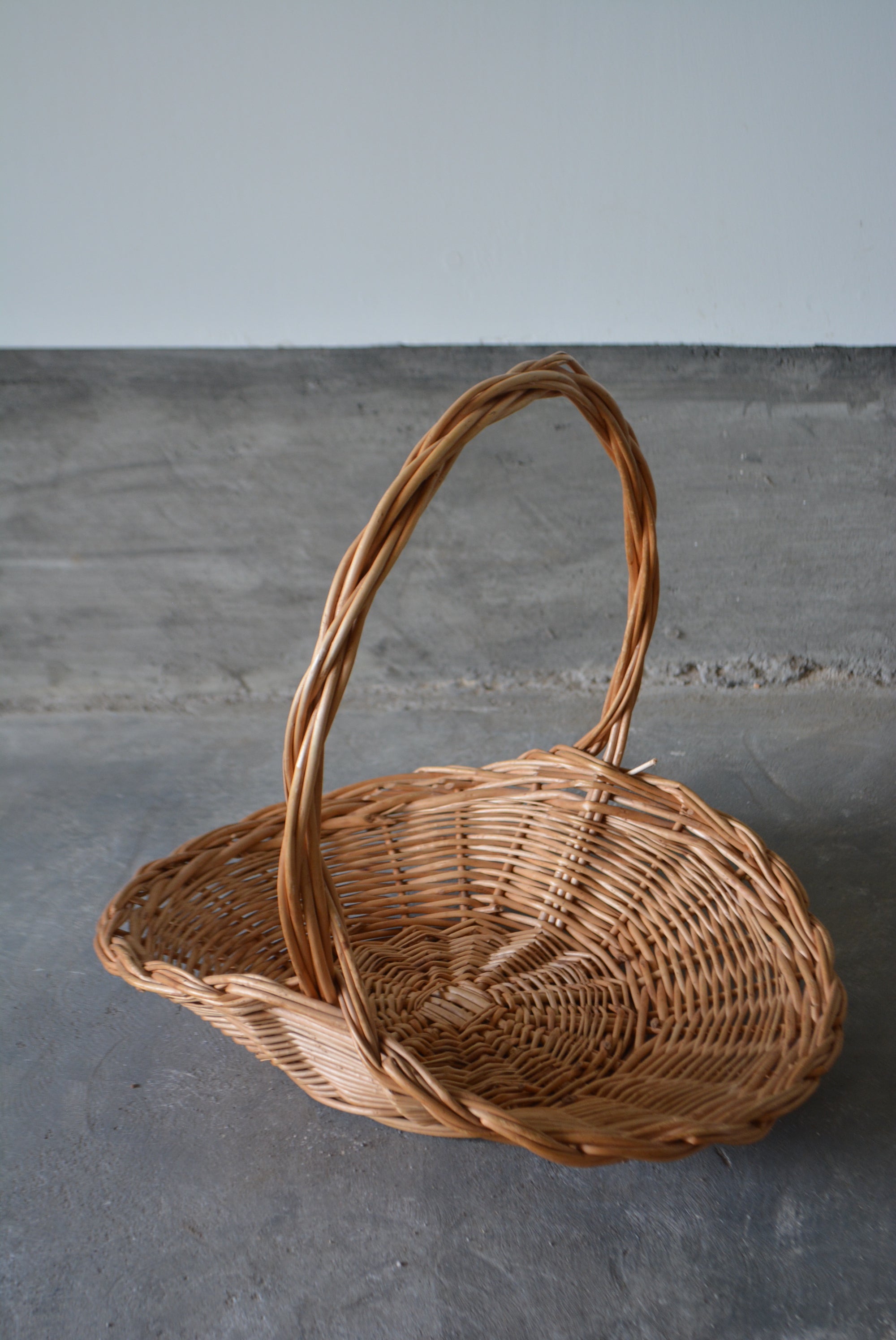 キャトルセゾン フランス 柳 バスケット カゴ パニエ 希少レア 蚤の市