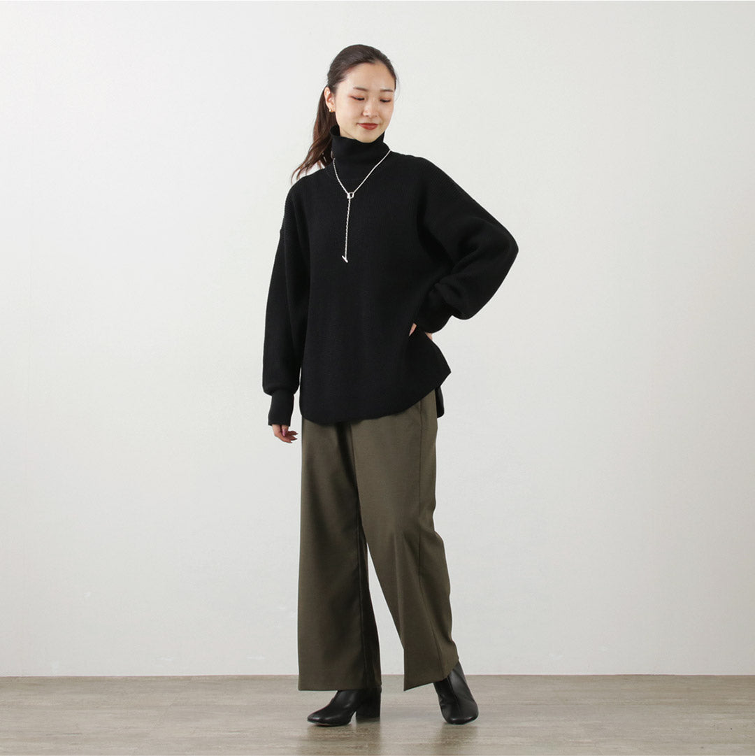 50％OFF】MIDIUMISOLID（ミディウミソリッド） ハイウェスト フレア