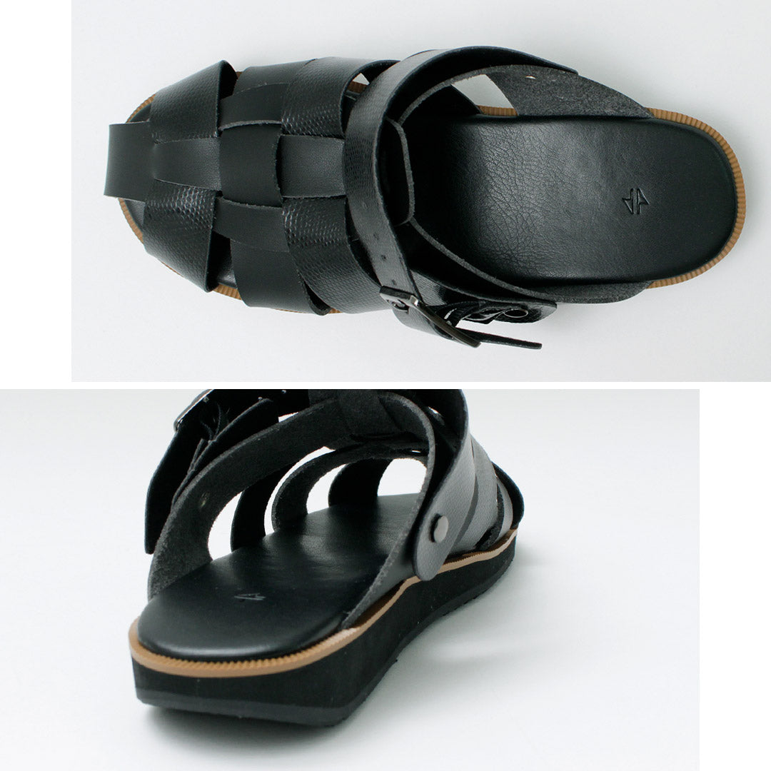 HEP（ヘップ） 別注 DRV ドライビング サンダル スネーク / グルカ