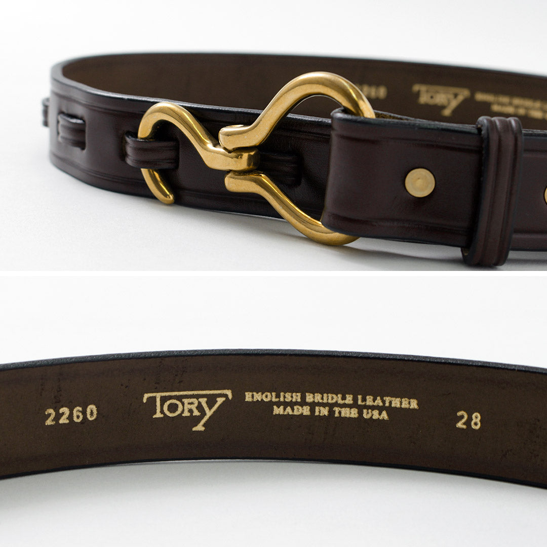 TORY LEATHER（トリーレザー） フーフピック ベルト 幅30mm / メンズ