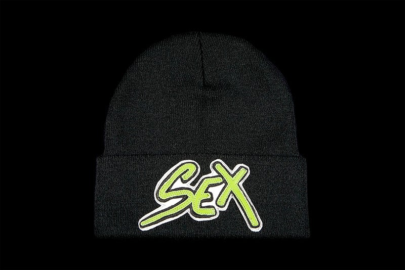 CHROME HEARTS MATTY BOY SEX BEANIE | BLACK | FW2021 | CHMBSB-BLK