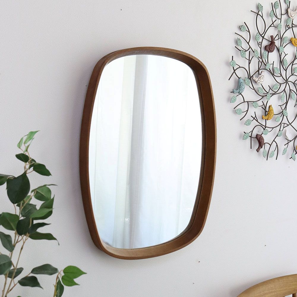 縦でも横でもオシャレです♪ クルベ スクエアミラー AX1-HS2757