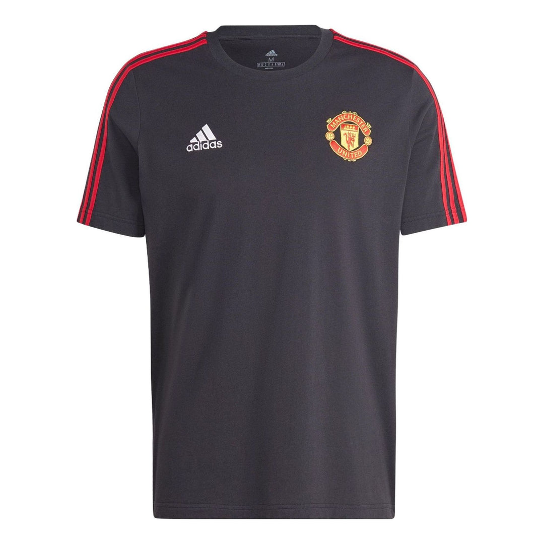 adidas Manchester United DNA 3-Stripes Tee 'Black' IA8517