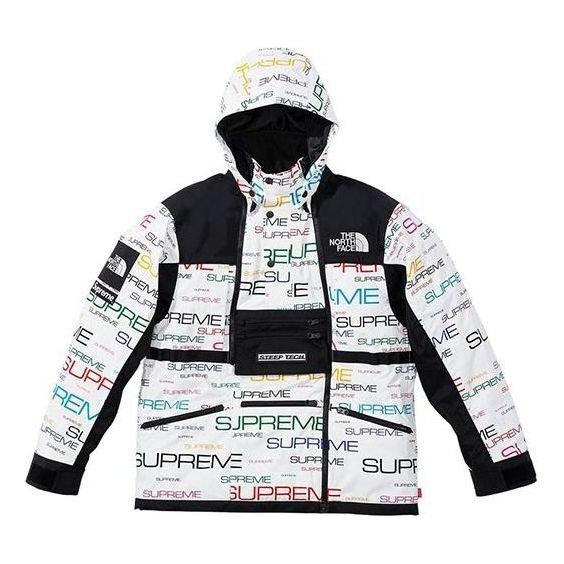 Supreme x The North Face Steep Tech Apogee Jacket 'White Black