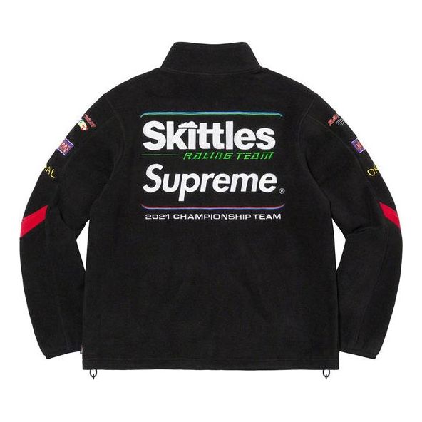 Supreme x Skittles x Polartec Jacket 'Black Multi-Color' SUP-FW21-327