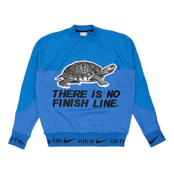 Nike x Cactus Plant Flea Market Fleece Crewneck 'Blue' CI5370-435