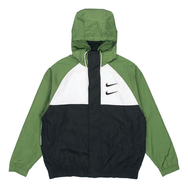 Nike Sportswear Swoosh Woven Hooded Jacket Asia Sizing 'Green