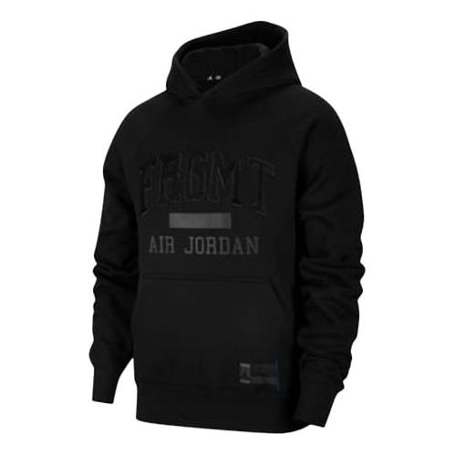 Air Jordan x Fragment Pullover Hoodie 'Black/Reflective Silver