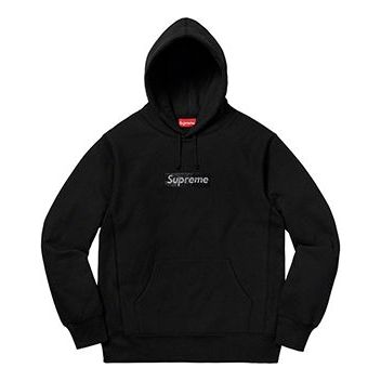 Supreme FW19 Week 16 Bandana Box Logo Hooded Sweatshirt 'Navy' SUP