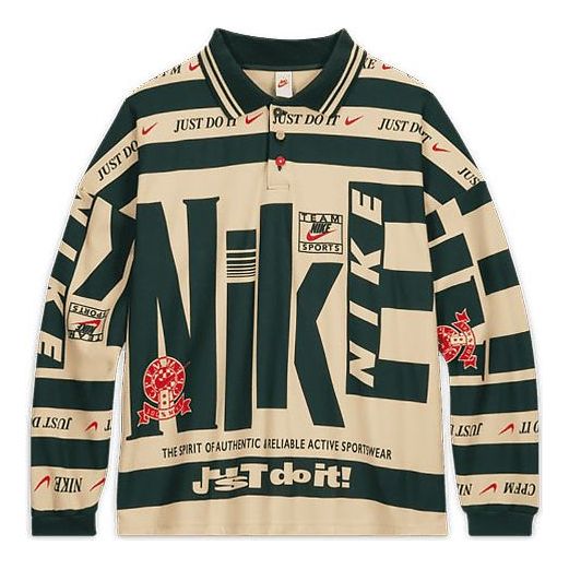 Nike x Cactus Plant Flea Market Longsleeve Polo Shirt 'Cream White