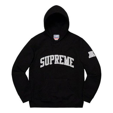 Supreme SS18 x Champion Hooded Sweatshirt Navy SUP-SS18-527