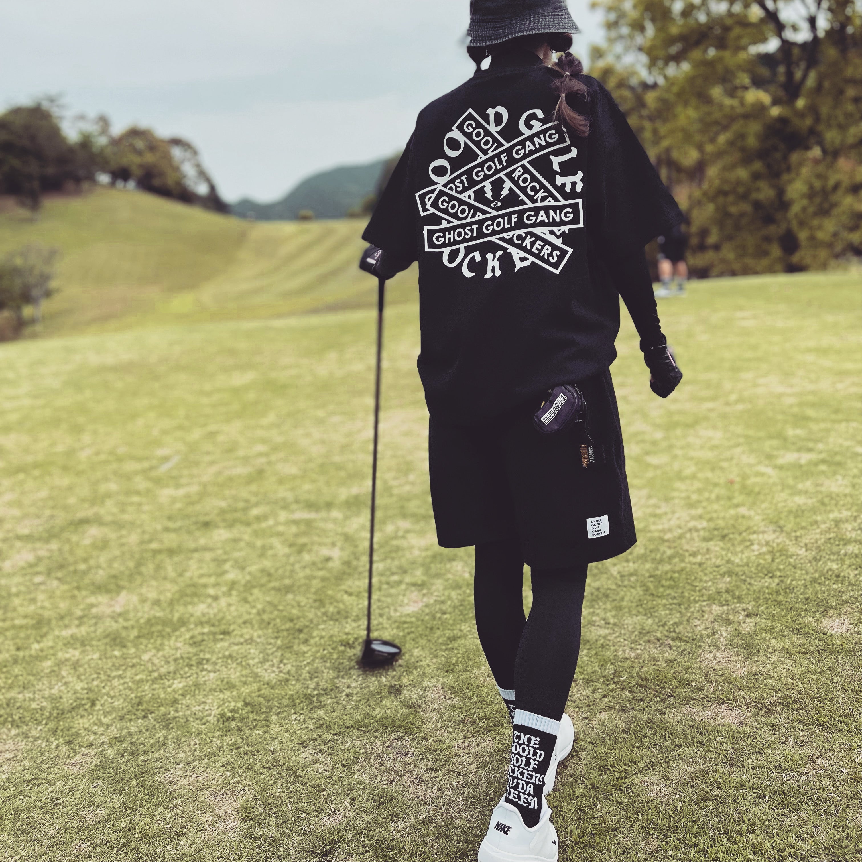 GHOST GOLF GANG ジャケット 黒 ゴーストゴルフギャング GHOST GOLF