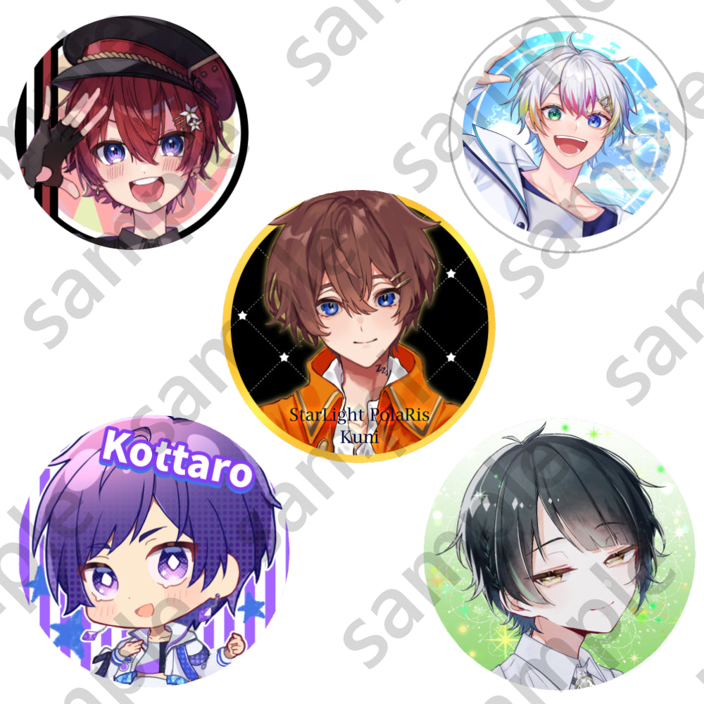 すたぽら ランダム缶バッジ 第2弾 - すたぽらしょっぷ【公式グッズ