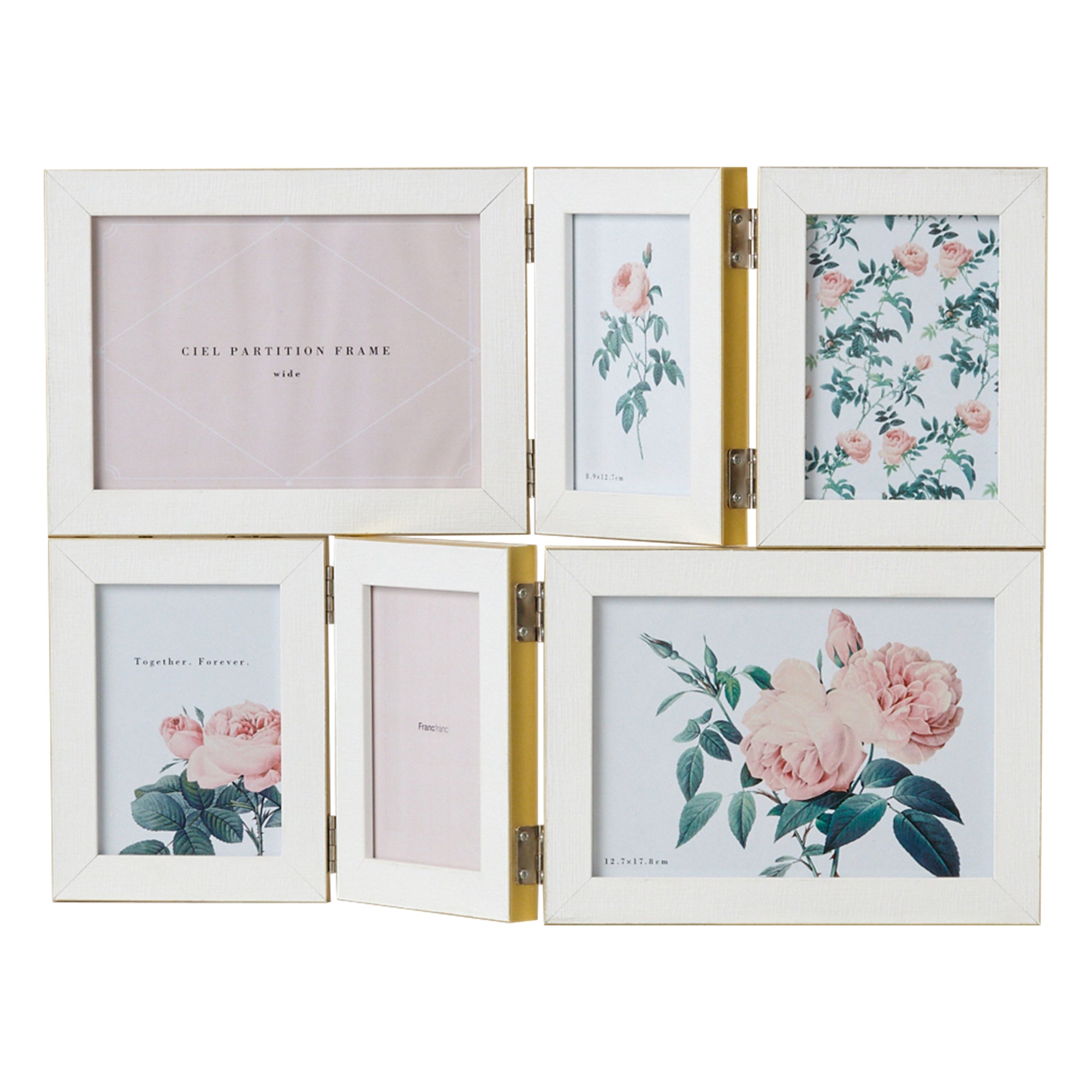 シエル パーテーションフレーム ワイド ゴールド | Francfranc（フラン