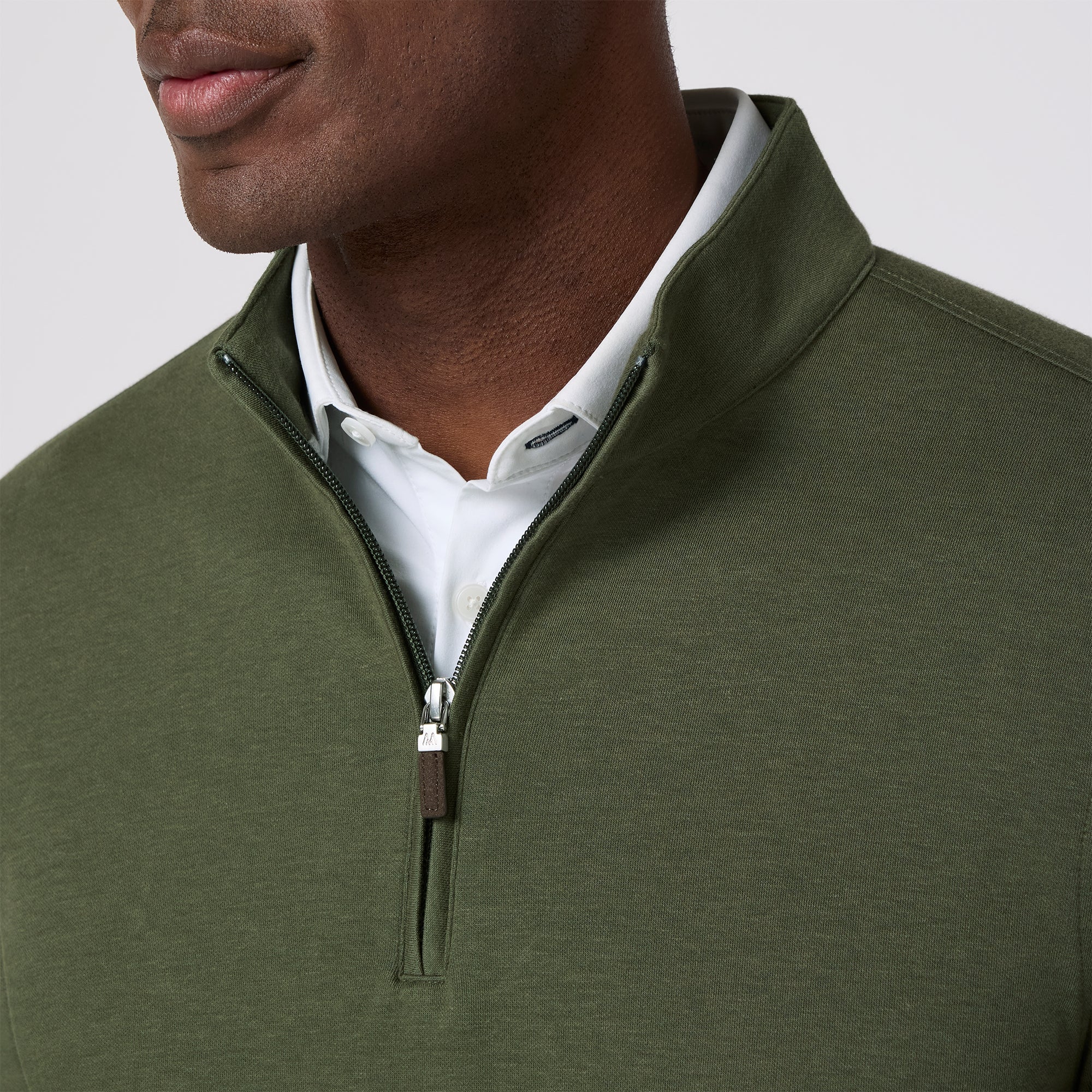 KPI Quarter Zip - Olive | Mizzen+Main