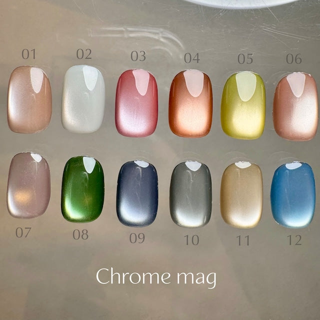 Cleto Chrome Mag Collection - 12 Magnetic Color Set – Zillabeau
