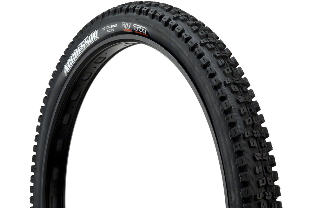 Maxxis Aggressor Tire 27.5 x 2.5 WT Dual Compound EXO Tubeless