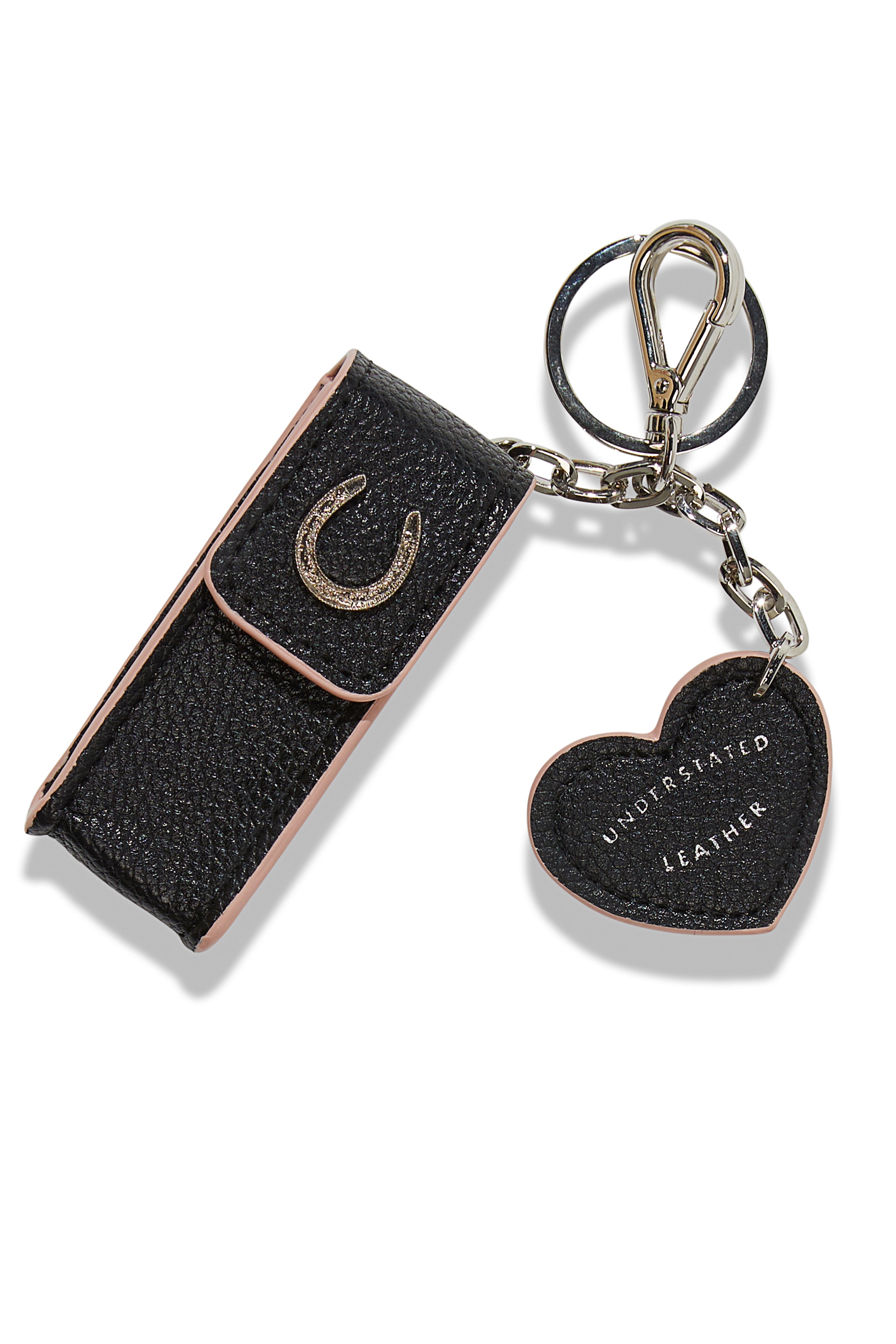 LADY LUCK LIPSTICK CASE KEYCHAIN — Understated Leather