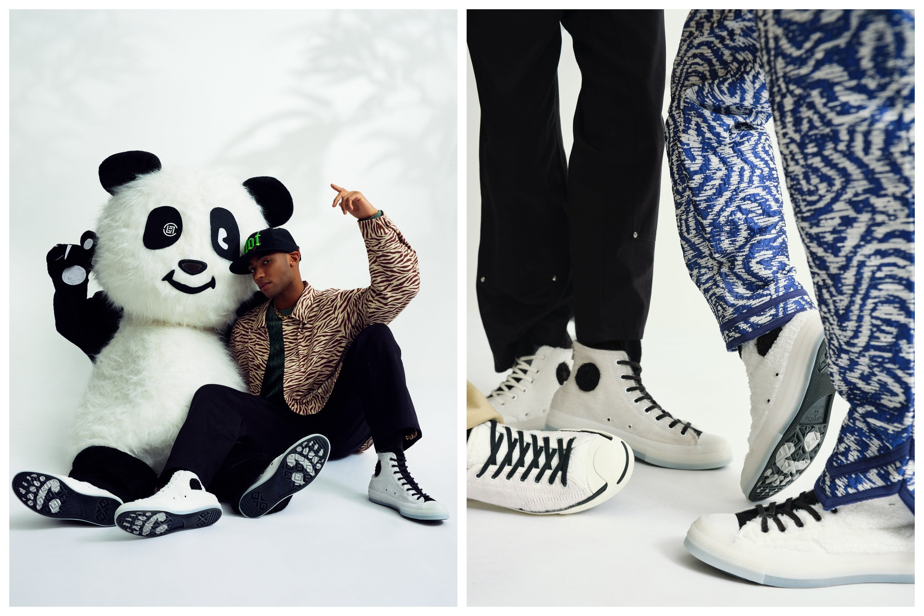 CLOT AND CONVERSE SPREAD LOVE AND POSITIVITY WITH NEW PANDA PACK