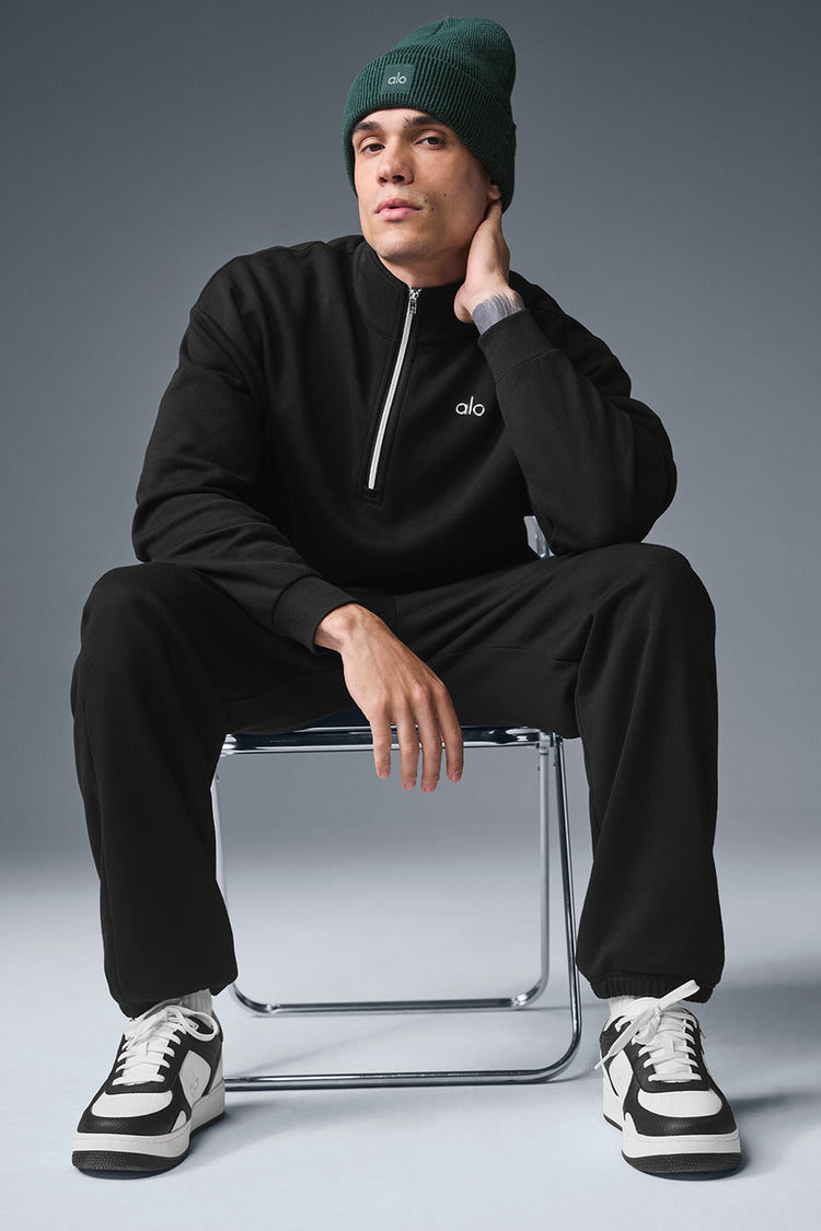 Accolade 1/4 Zip Pullover - Black | ALO