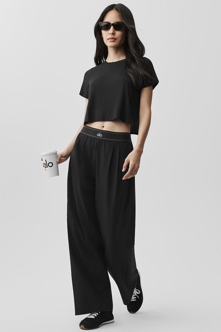 Suit Up Trouser (Regular) - Black | ALO