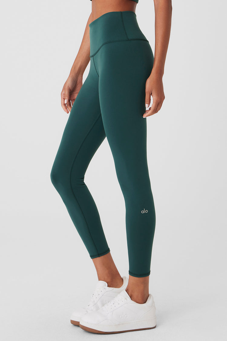 7/8 High-Waist Airbrush Legging - Midnight Green | ALO