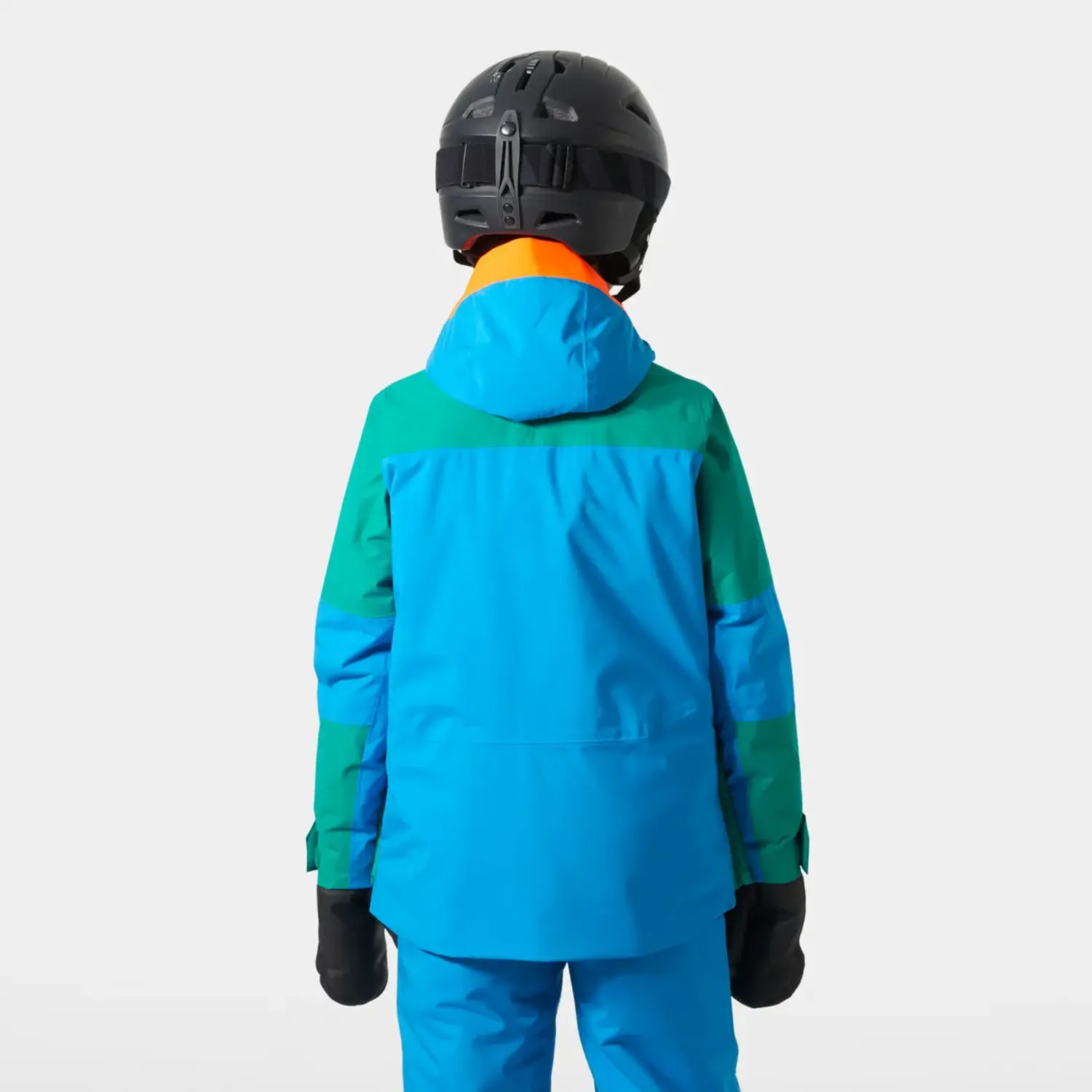 Juniors' Summit 2.0 Jacket- Neptune Blue - Yellow Turtle