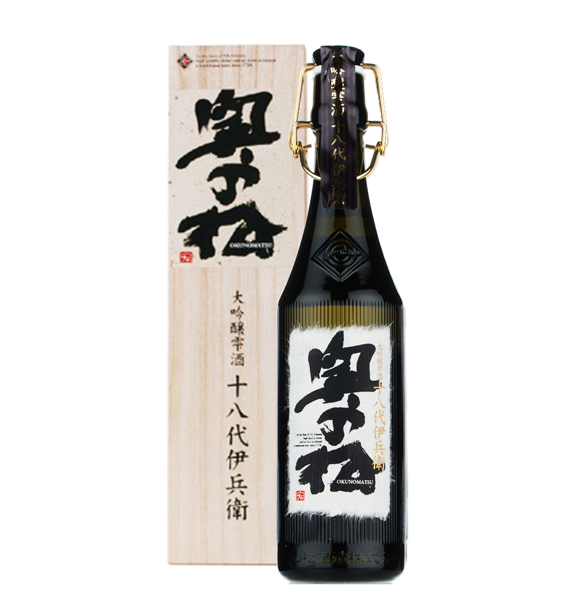 Okunomatsu Daiginjo Shizukuzake Juhachidai Ihei Sake 720ml $159