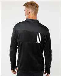 adidas A482 Men's Double-Knit 1/4-Zip Pullover | S&S