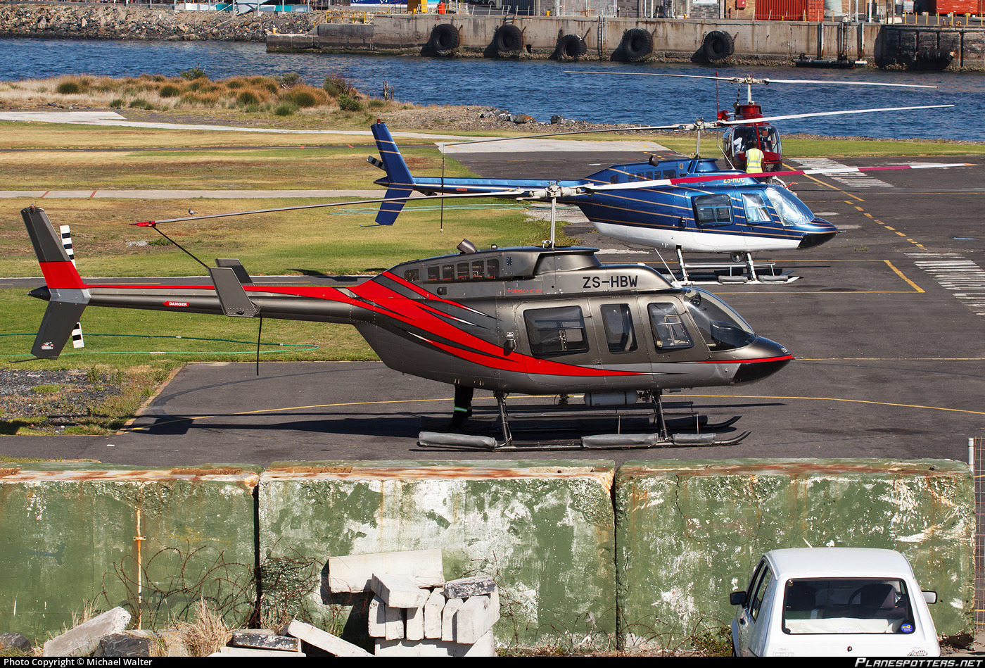 ZS-HBW Untitled Bell 206L-1 LongRanger II Photo by Michael Walter