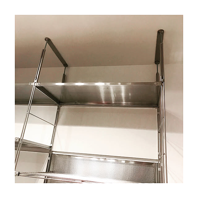 無印良品 ステンレスユニットシェルフ用・つっぱりパーツ・大 - 通販