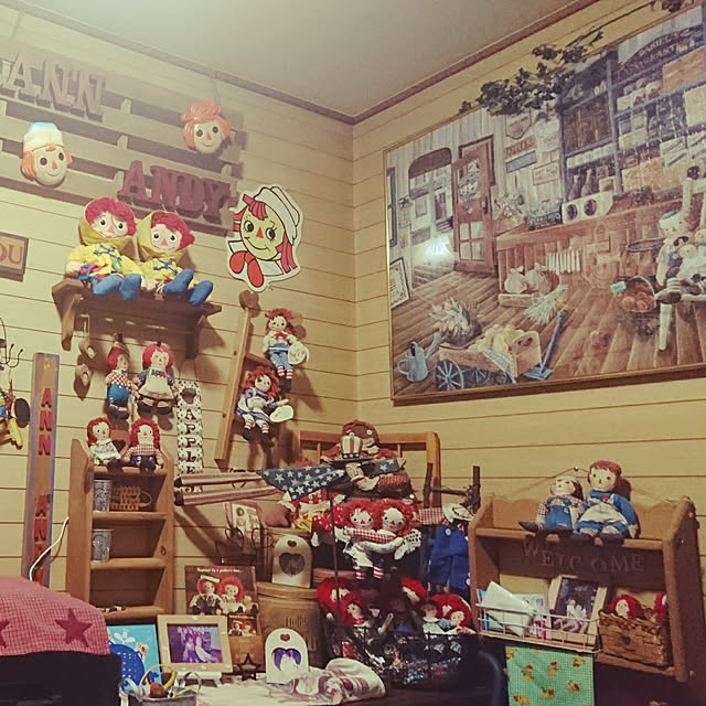 アメリカンカントリー ラガディ・アン＆アンディのインテリア実例