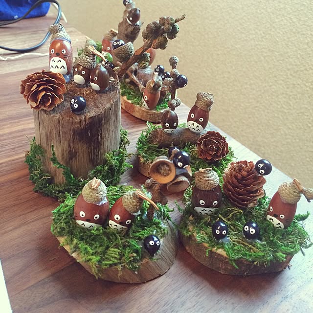 どんぐり工作の作品60選！トトロやクリスマスなど | RoomClip mag